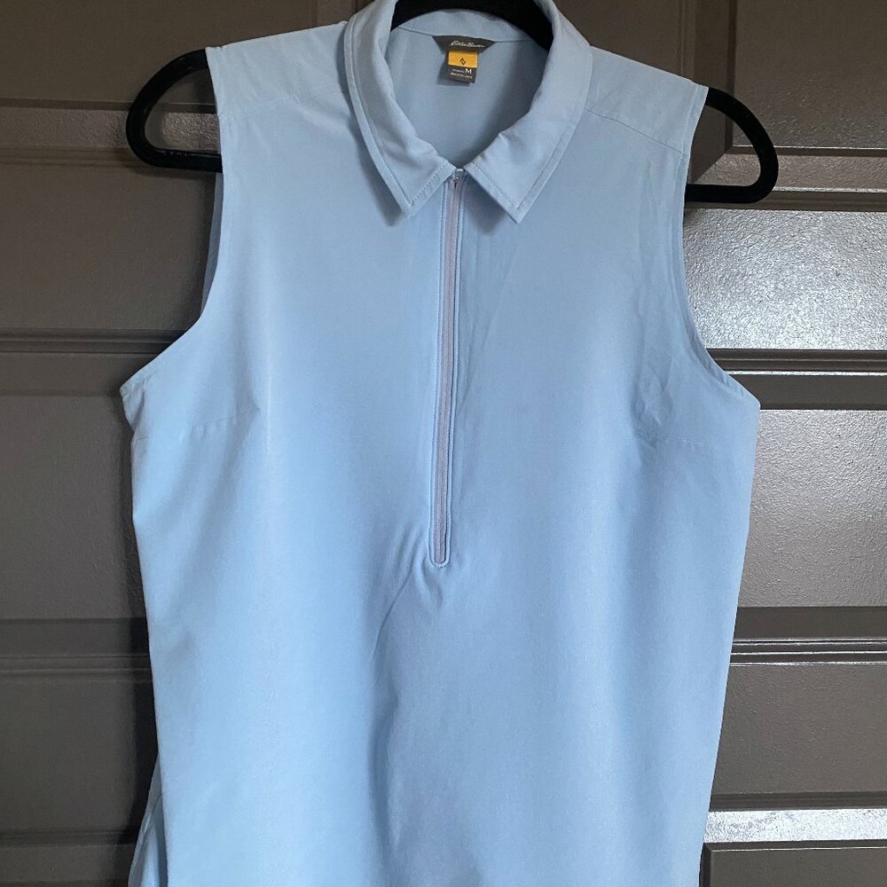Eddie Bauer Women's Departure 1/2-Zip Tank Top Sz M